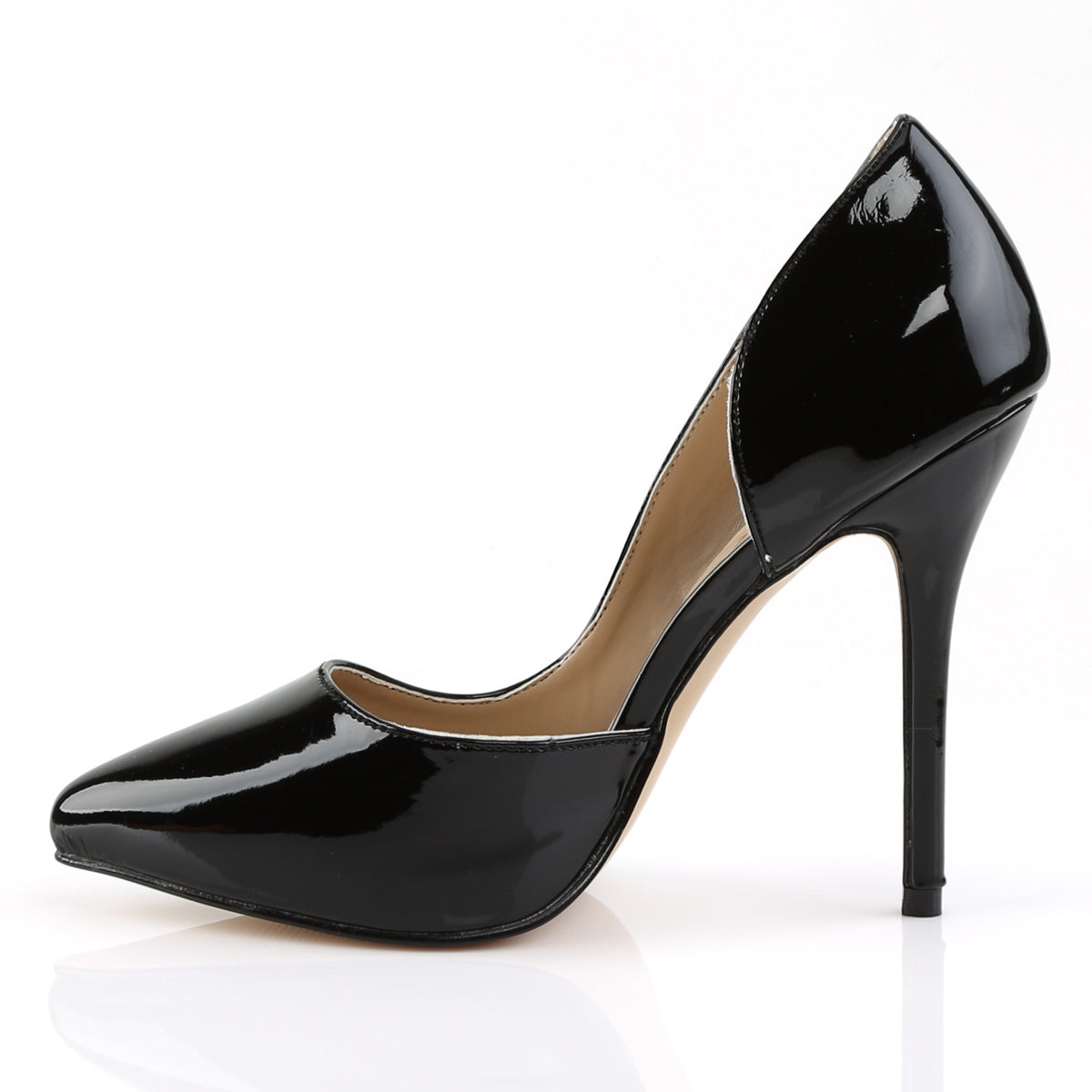 Pleaser Womens Pumps AMUSE-22 Blk Pat