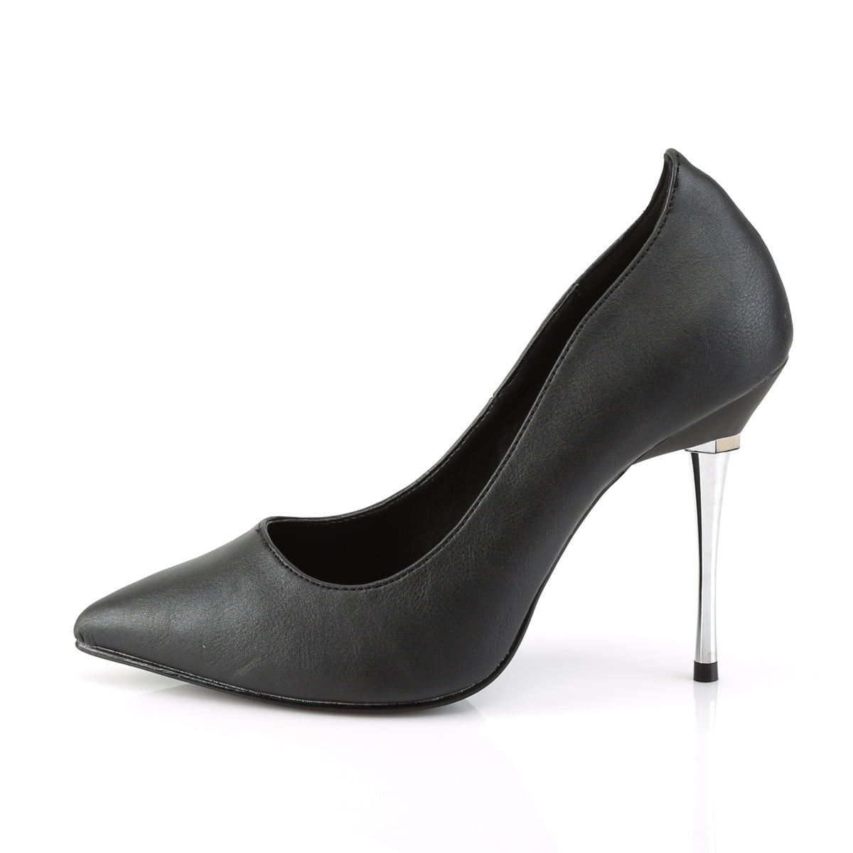 Pleaser Womens Pumps APPEAL-20 Blk Faux Leather
