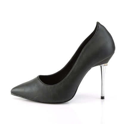 Pleaser Womens Pumps APPEAL-20 Blk Faux Leather
