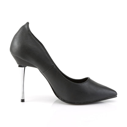 Pleaser Womens Pumps APPEAL-20 Blk Faux Leather
