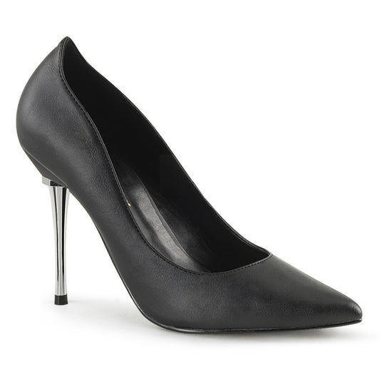 Pleaser Womens Pumps APPEAL-20 Blk Faux Leather