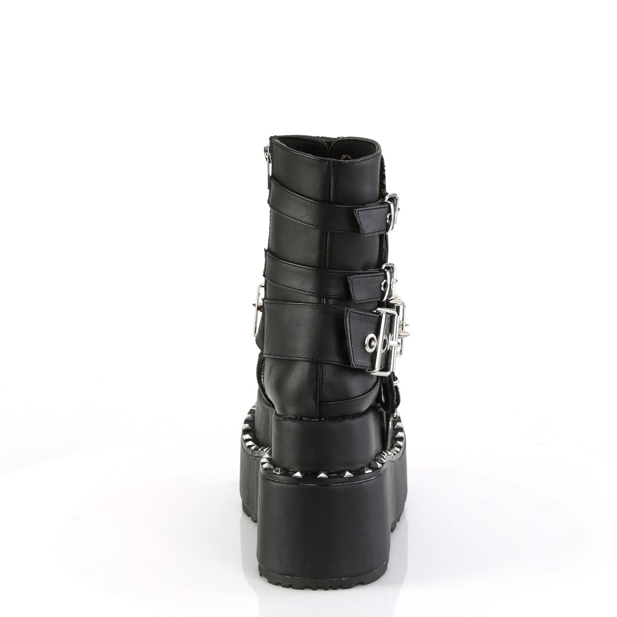 DemoniaCult  Ankle Boots BEAR-150 Blk Vegan Leather