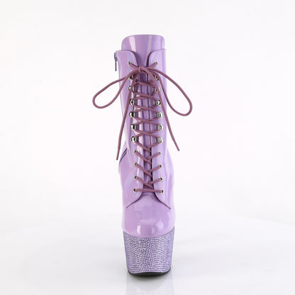 Pleaser  Ankle Boots BEJEWELED-1020-7 Lavender Holo Pat/Lavender RS