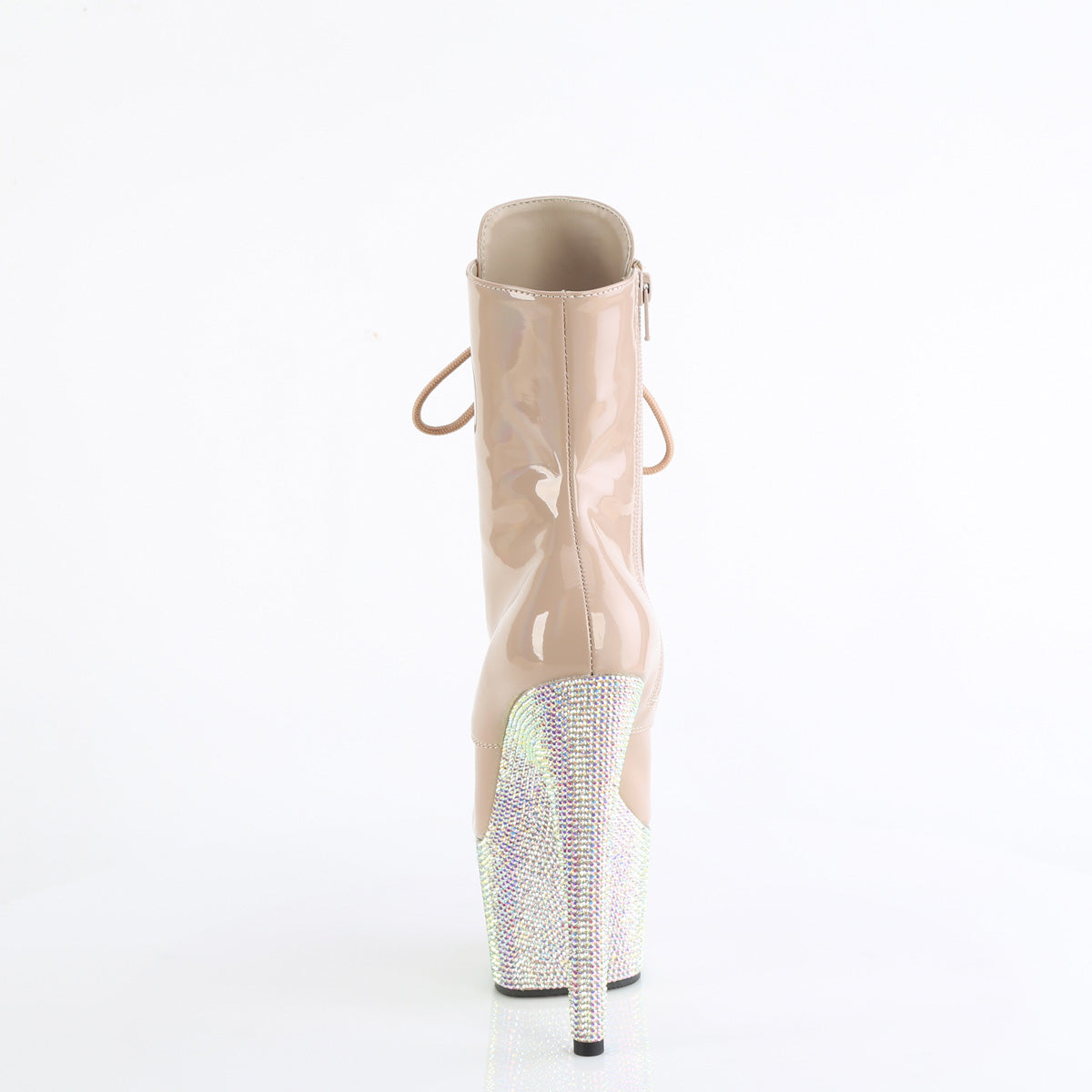 Pleaser   BEJEWELED-1020-7 Nude Holo Pat/Nude AB RS