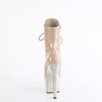 Pleaser   BEJEWELED-1020-7 Nude Holo Pat/Nude AB RS