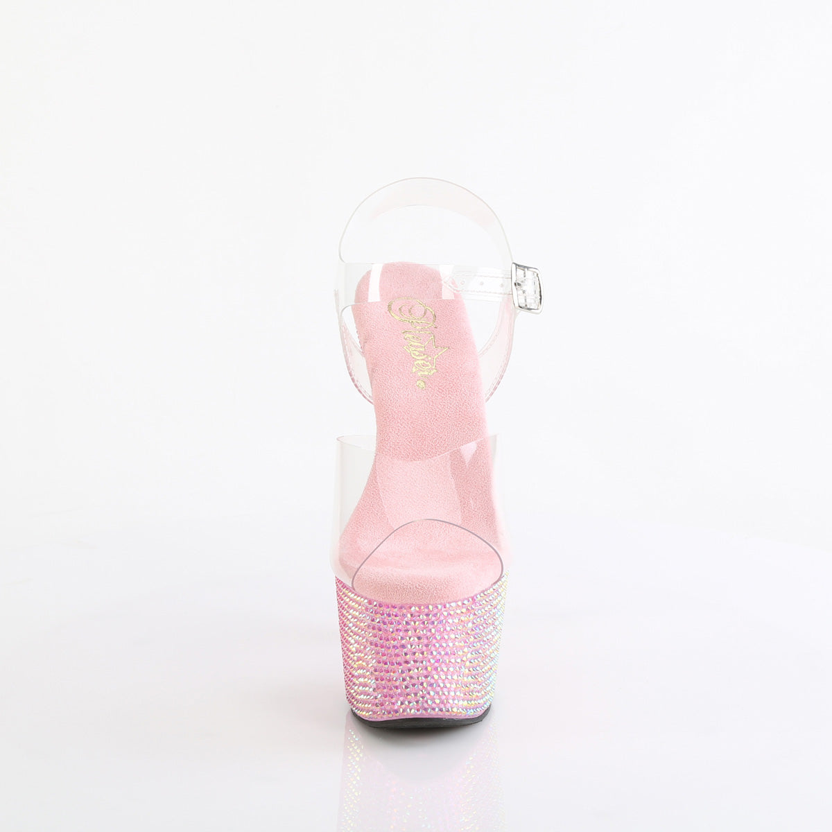 Pleaser   BEJEWELED-708RRS Clr/B. Pink RS