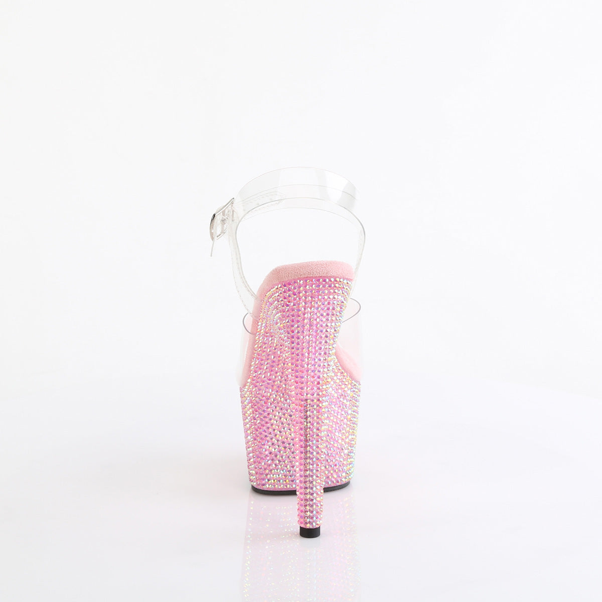 Pleaser   BEJEWELED-708RRS Clr/B. Pink RS