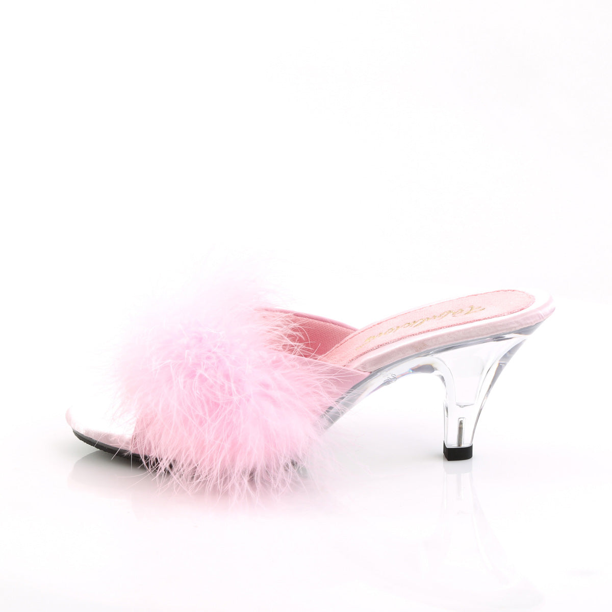 Fabulicious Womens Sandals BELLE-301F B. Pink Pu-Fur/Clr