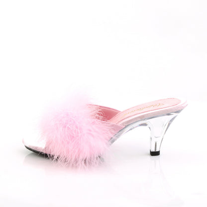 Fabulicious Womens Sandals BELLE-301F B. Pink Pu-Fur/Clr