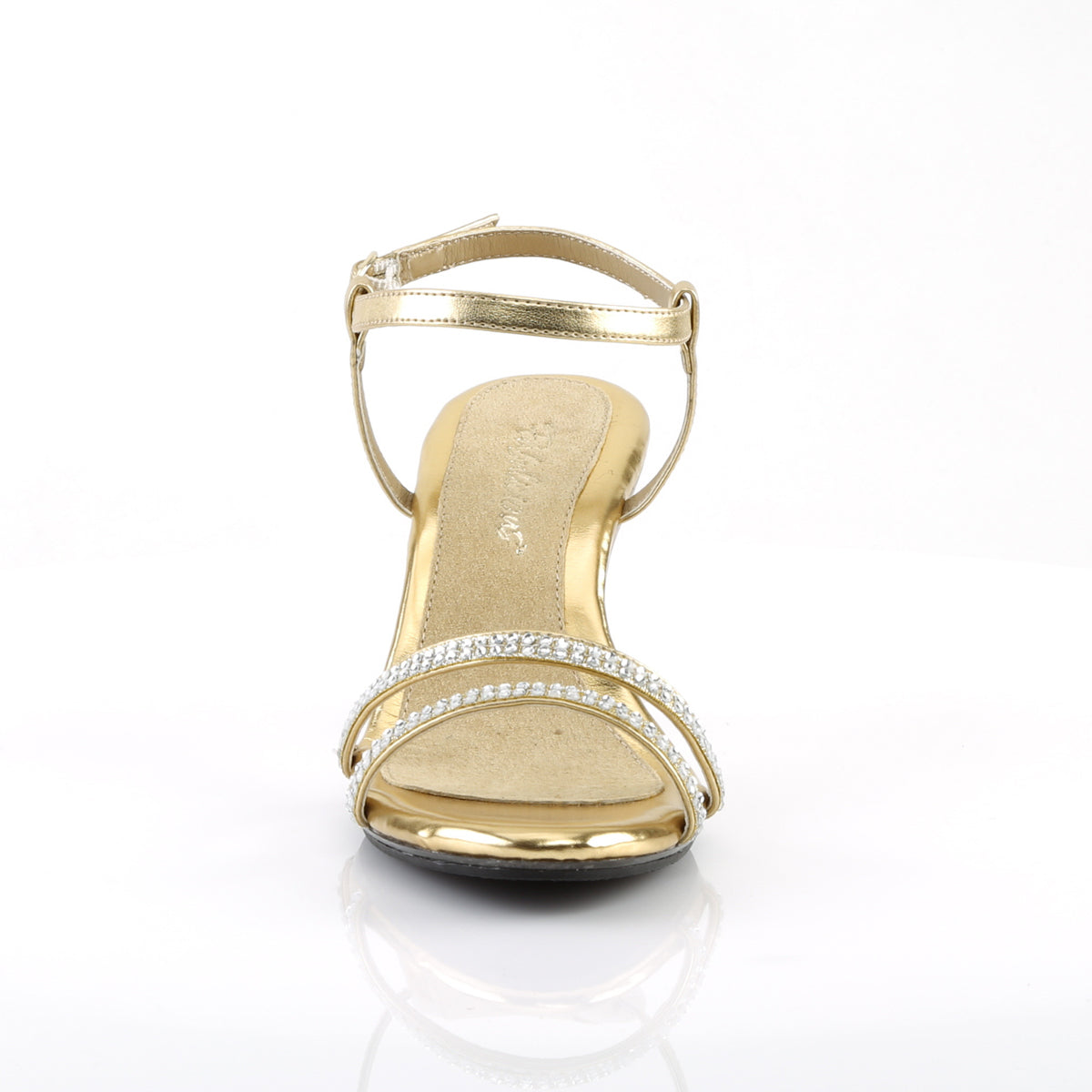 Fabulicious Womens Sandals BELLE-316 Gold Met Pu/Clr