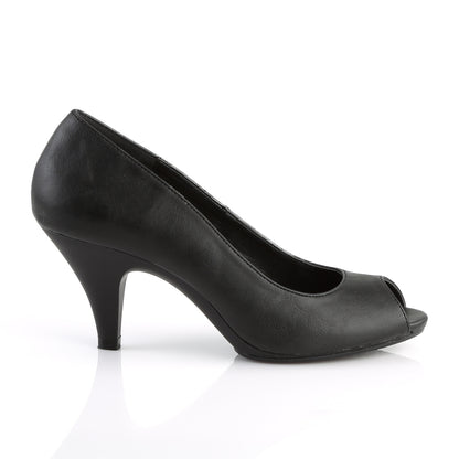 Fabulicious Womens Sandals BELLE-362 Blk Faux Leather/Blk Matte