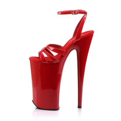 Pleaser Womens Sandals BEYOND-012 Red/Red