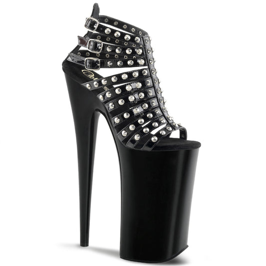 Pleaser Womens Sandals BEYOND-093 Blk/Blk