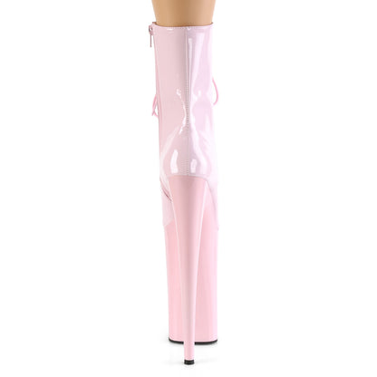 Pleaser Womens Ankle Boots BEYOND-1020 B. Pink Pat/B. Pink