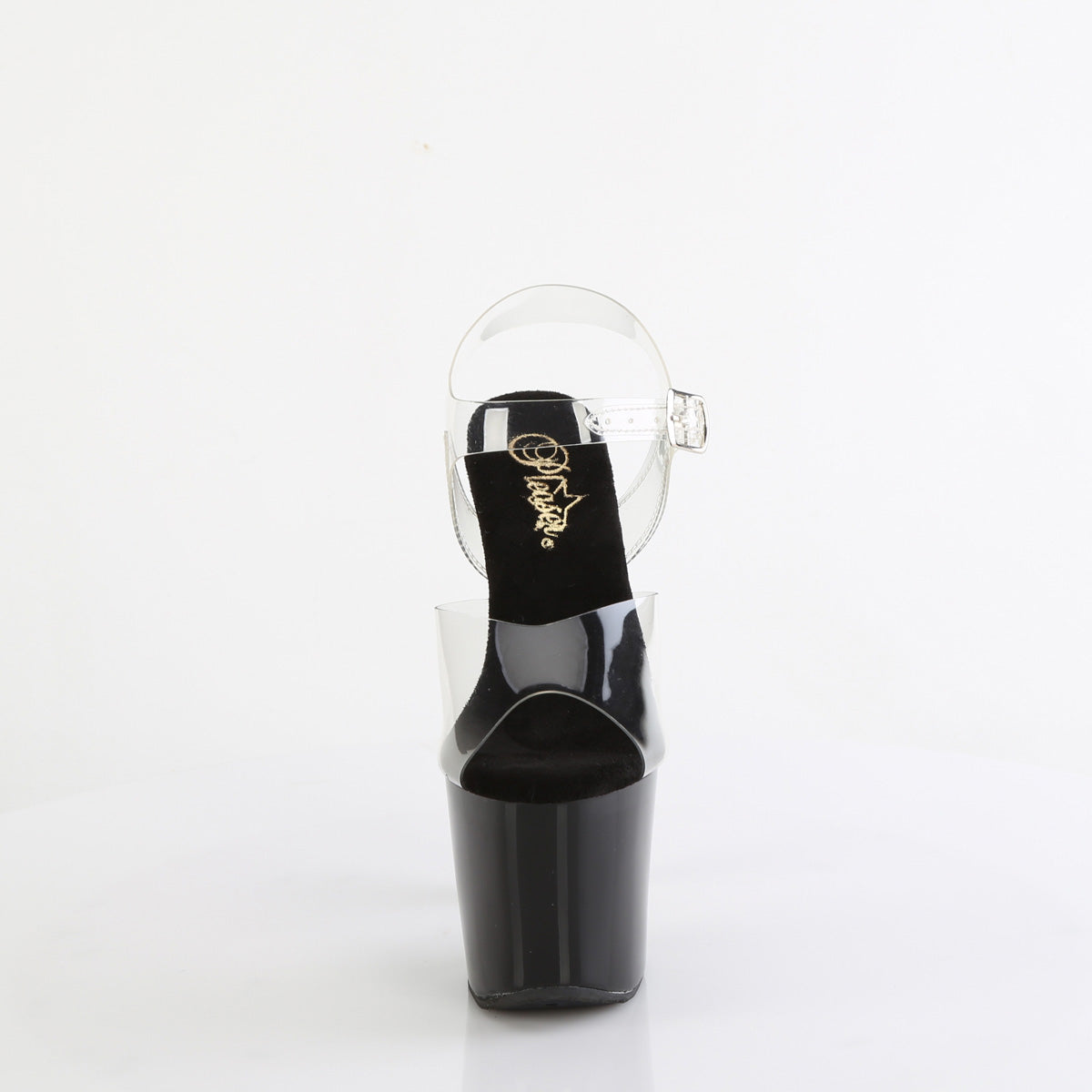 Pleaser   BLISS-708 Clr/Blk-Clr