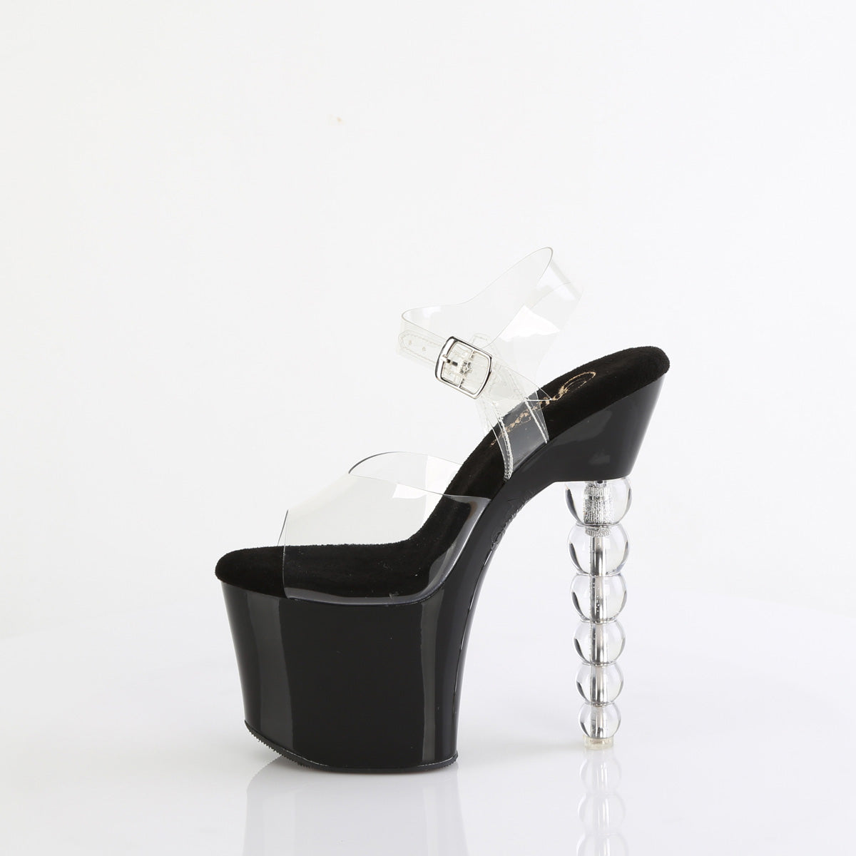 Pleaser   BLISS-708 Clr/Blk-Clr