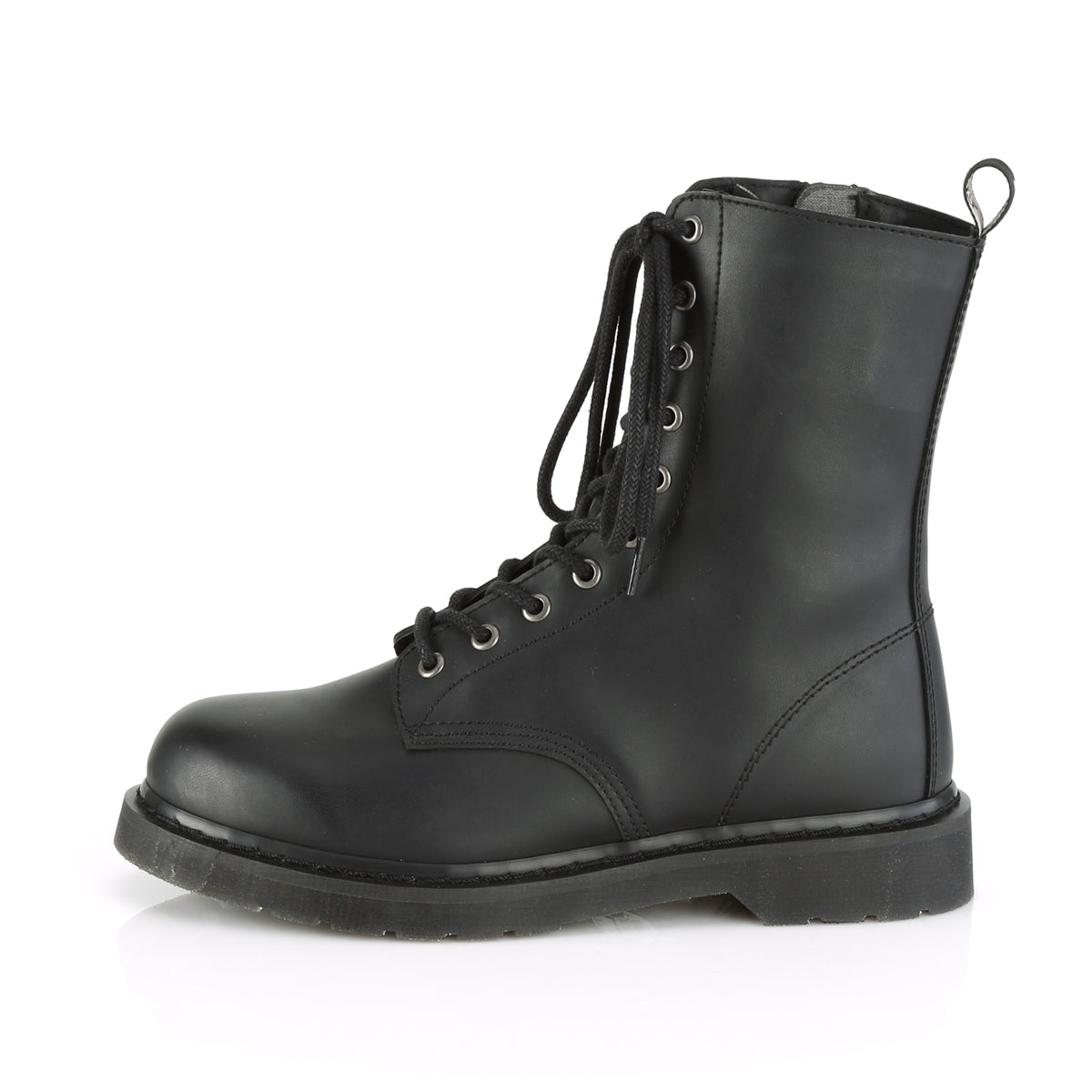 DemoniaCult Mens Boots BOLT-200 Blk Vegan Leather