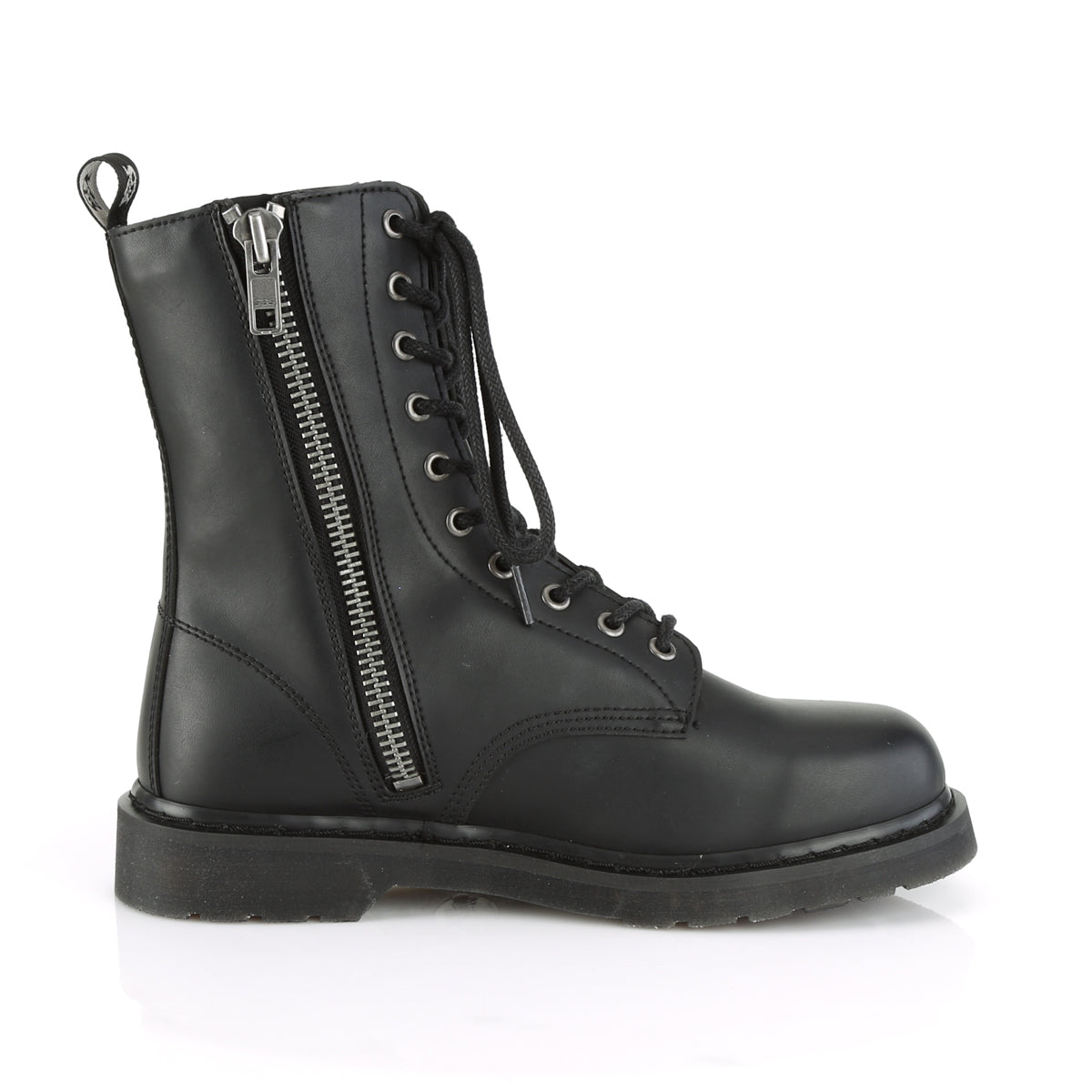 DemoniaCult Mens Boots BOLT-200 Blk Vegan Leather