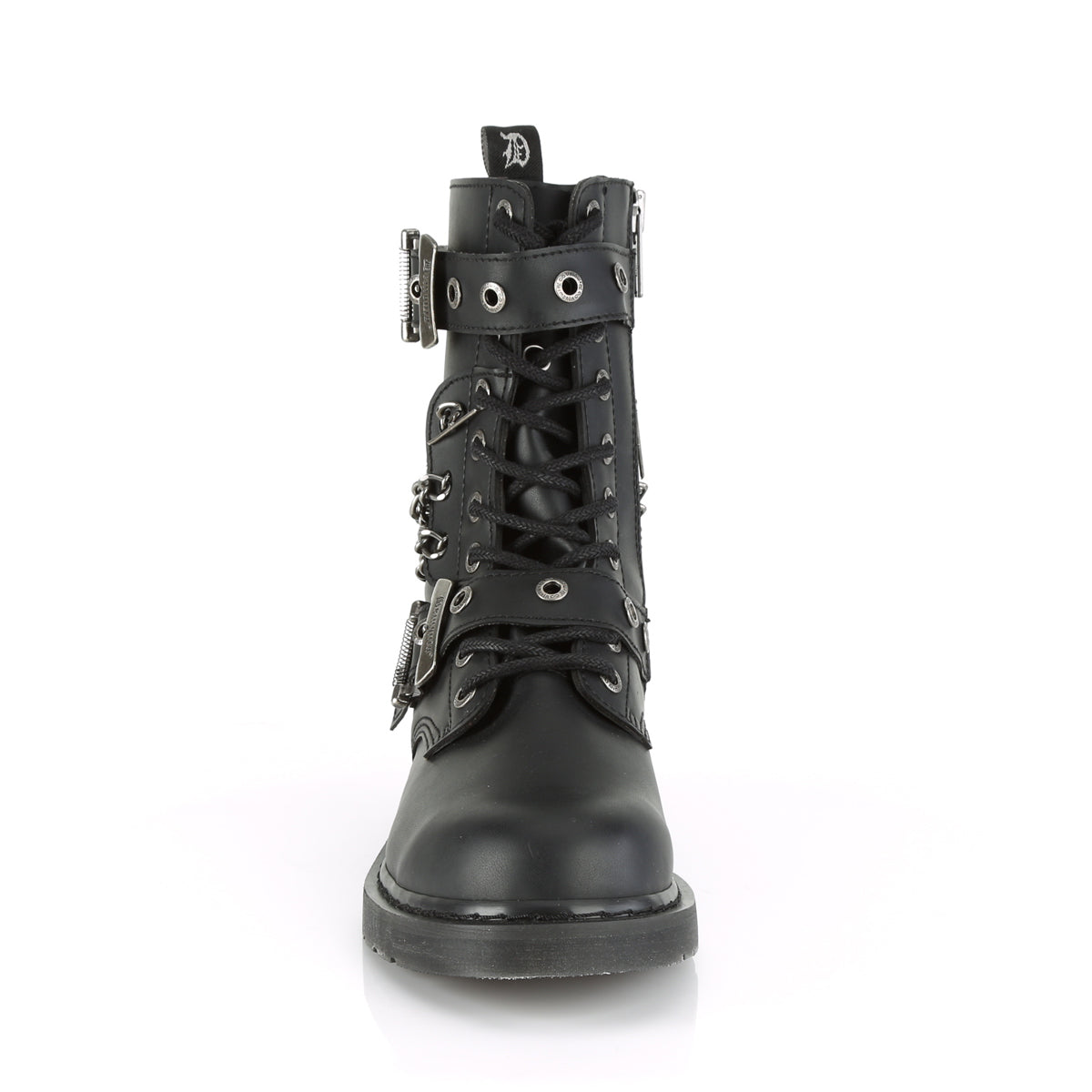 DemoniaCult Mens Boots BOLT-250 Blk Vegan Leather