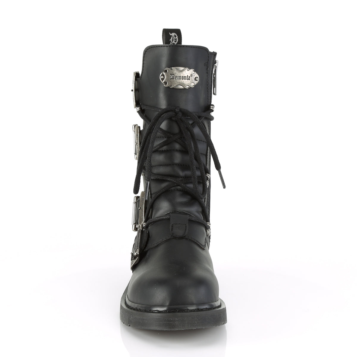 DemoniaCult Mens Boots BOLT-265 Blk Vegan Leather