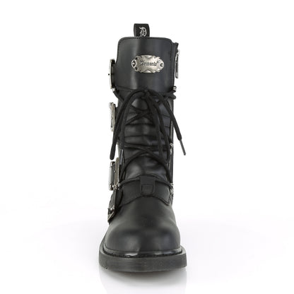 DemoniaCult Mens Boots BOLT-265 Blk Vegan Leather