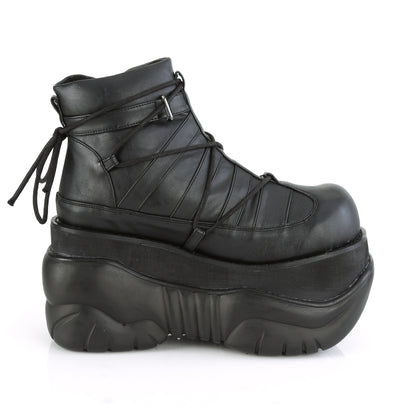 DemoniaCult Mens Boots BOXER-13 Blk Vegan Leather