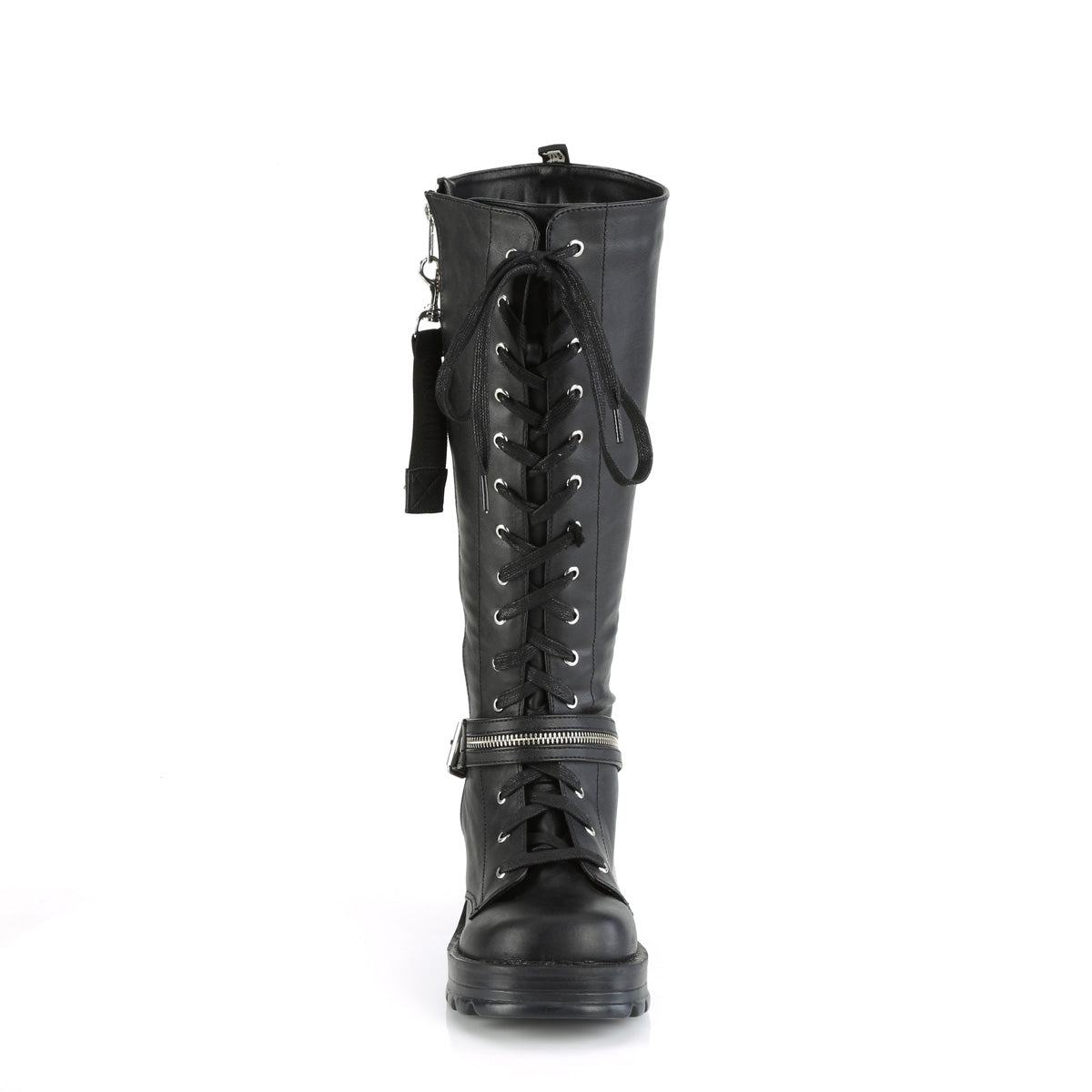 DemoniaCult  Boots BRATTY-206 Blk Vegan Leather