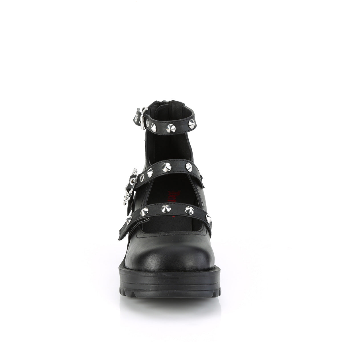 DemoniaCult  Pumps BRATTY-30 Blk Vegan Leather
