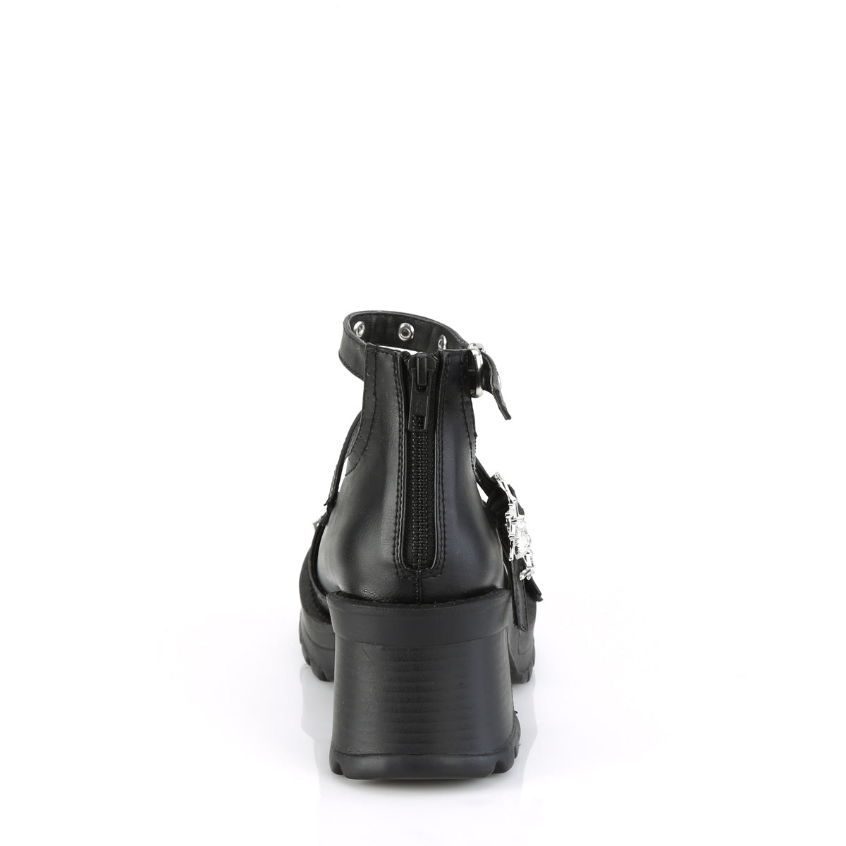 DemoniaCult  Pumps BRATTY-30 Blk Vegan Leather