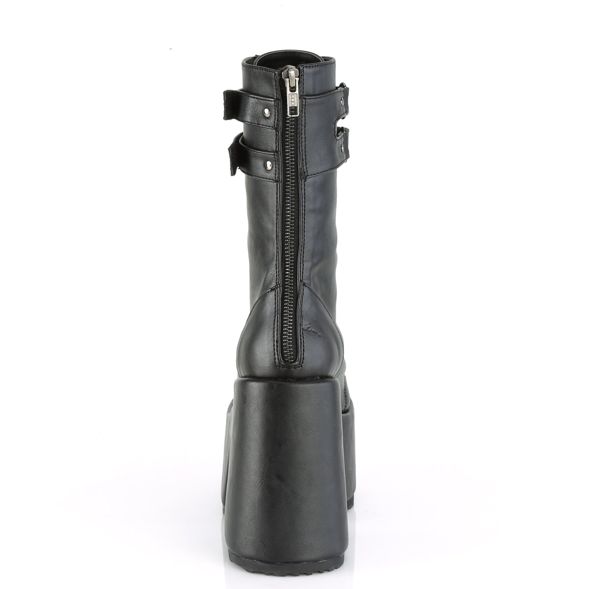 DemoniaCult Womens Boots CAMEL-250 Blk Vegan Leather