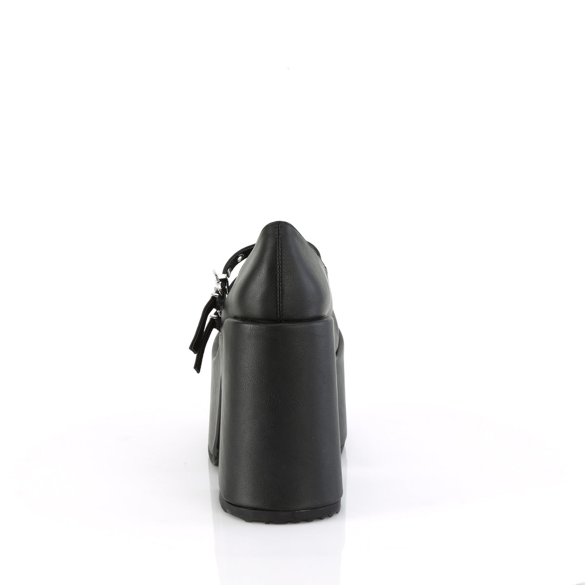 DemoniaCult  Pumps CAMEL-55 Blk Vegan Leather