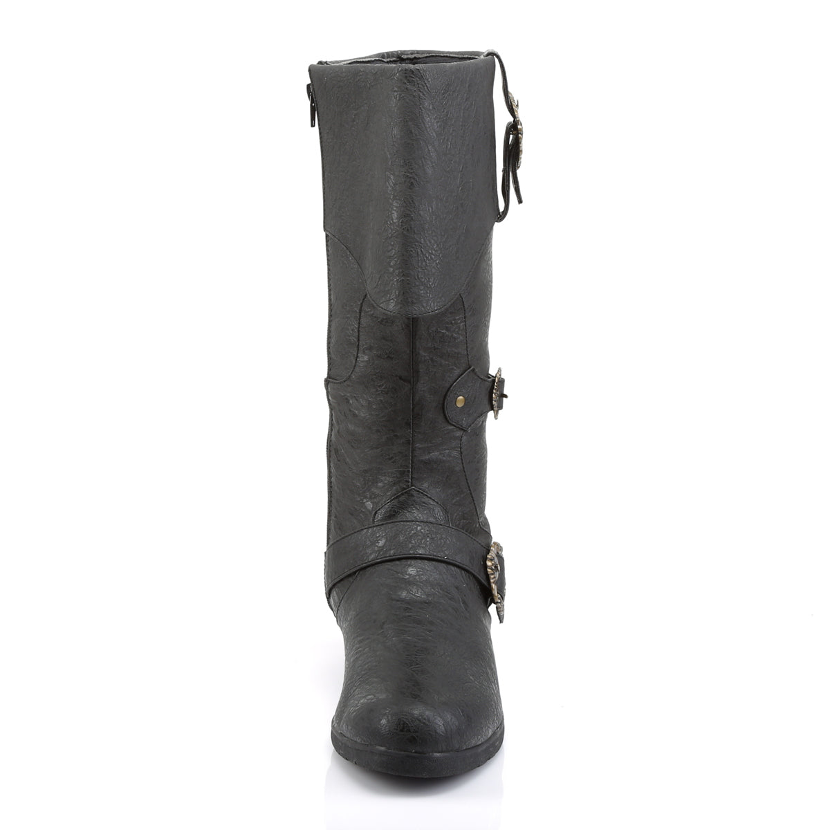 Funtasma Mens Boots CARRIBEAN-299 Blk Distressed Pu