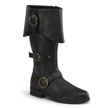 Funtasma Mens Boots CARRIBEAN-299 Blk Distressed Pu