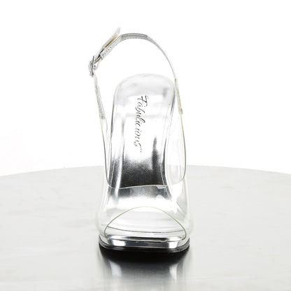 Fabulicious Womens Sandals CHIC-18 Clr-Slv Pu/Slv Chrome