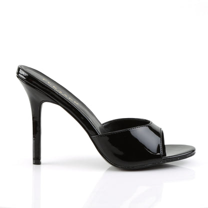 Pleaser Womens Pumps CLASSIQUE-01 Blk Pat