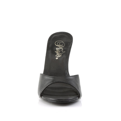 Pleaser Womens Pumps CLASSIQUE-01 Blk Kid Pu