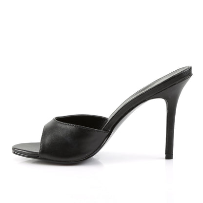 Pleaser Womens Pumps CLASSIQUE-01 Blk Kid Pu