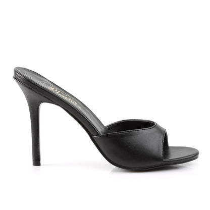 Pleaser Womens Pumps CLASSIQUE-01 Blk Kid Pu