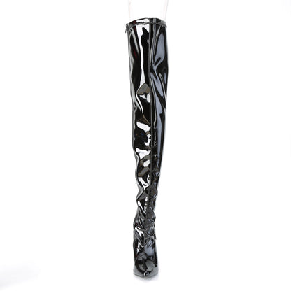 Pleaser Womens Boots CLASSIQUE-3000 Blk Str. Pat