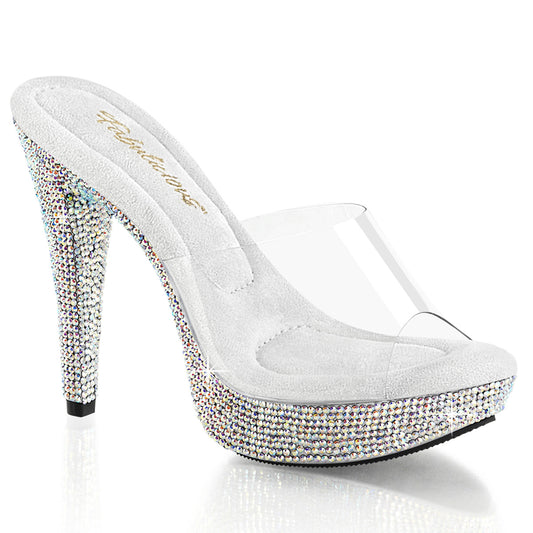 Fabulicious Womens Sandals COCKTAIL-501DM Clr/Slv Multi RS