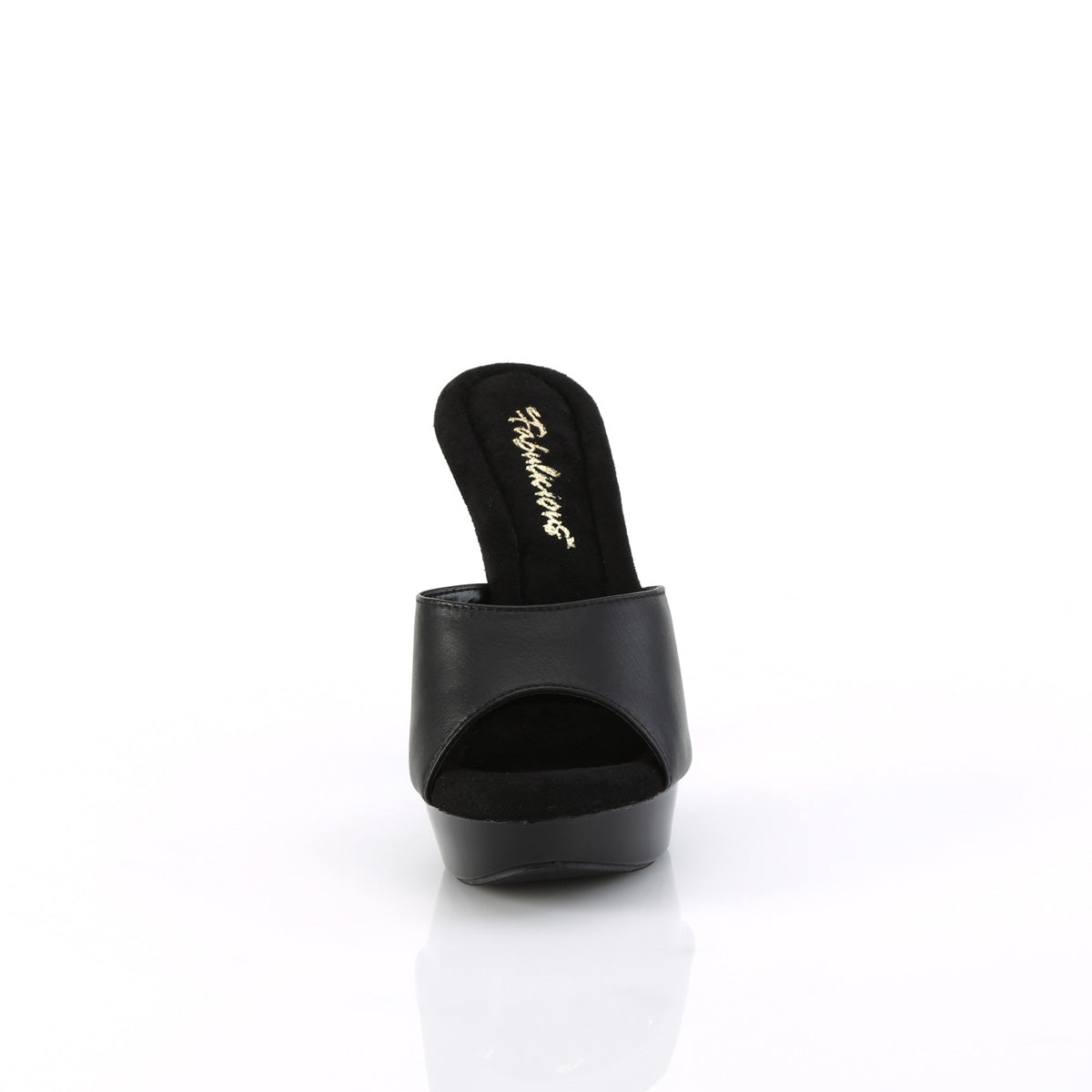 Fabulicious Womens Sandals COCKTAIL-501L Blk Leather/Blk
