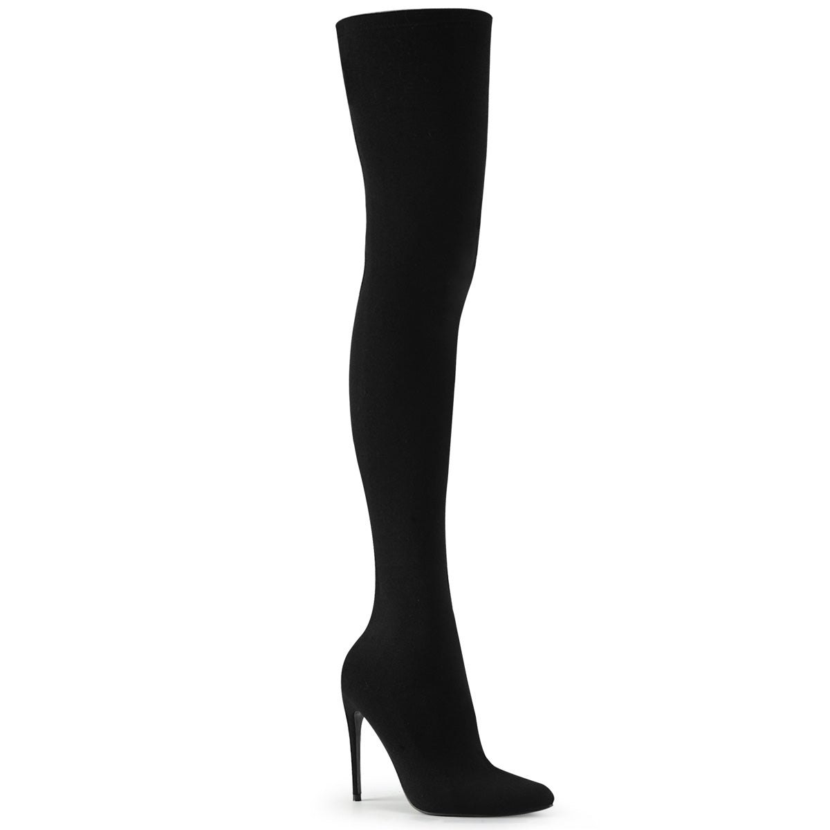 Pleaser Womens Boots COURTLY-3005 Blk Nylon