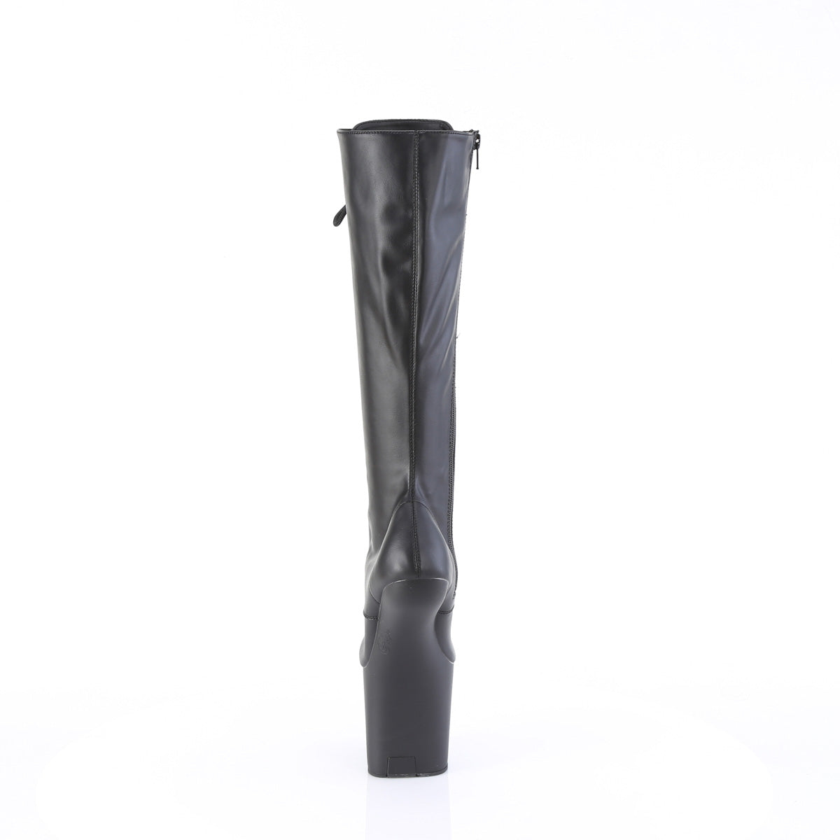 Pleaser  Boots CRAZE-2023 Blk Str. Faux Leather/Blk Matte
