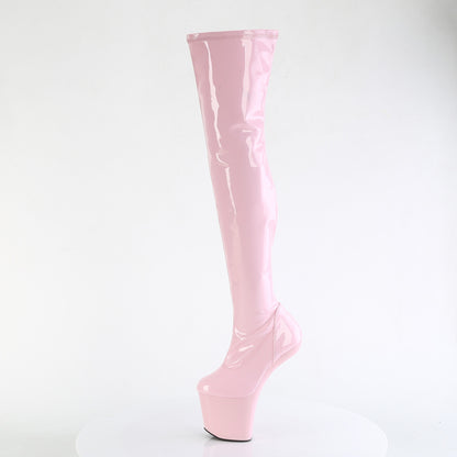 Pleaser  Boots CRAZE-3000 B. Pink Str. Pat/B. Pink