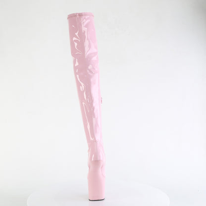 Pleaser  Boots CRAZE-3000 B. Pink Str. Pat/B. Pink