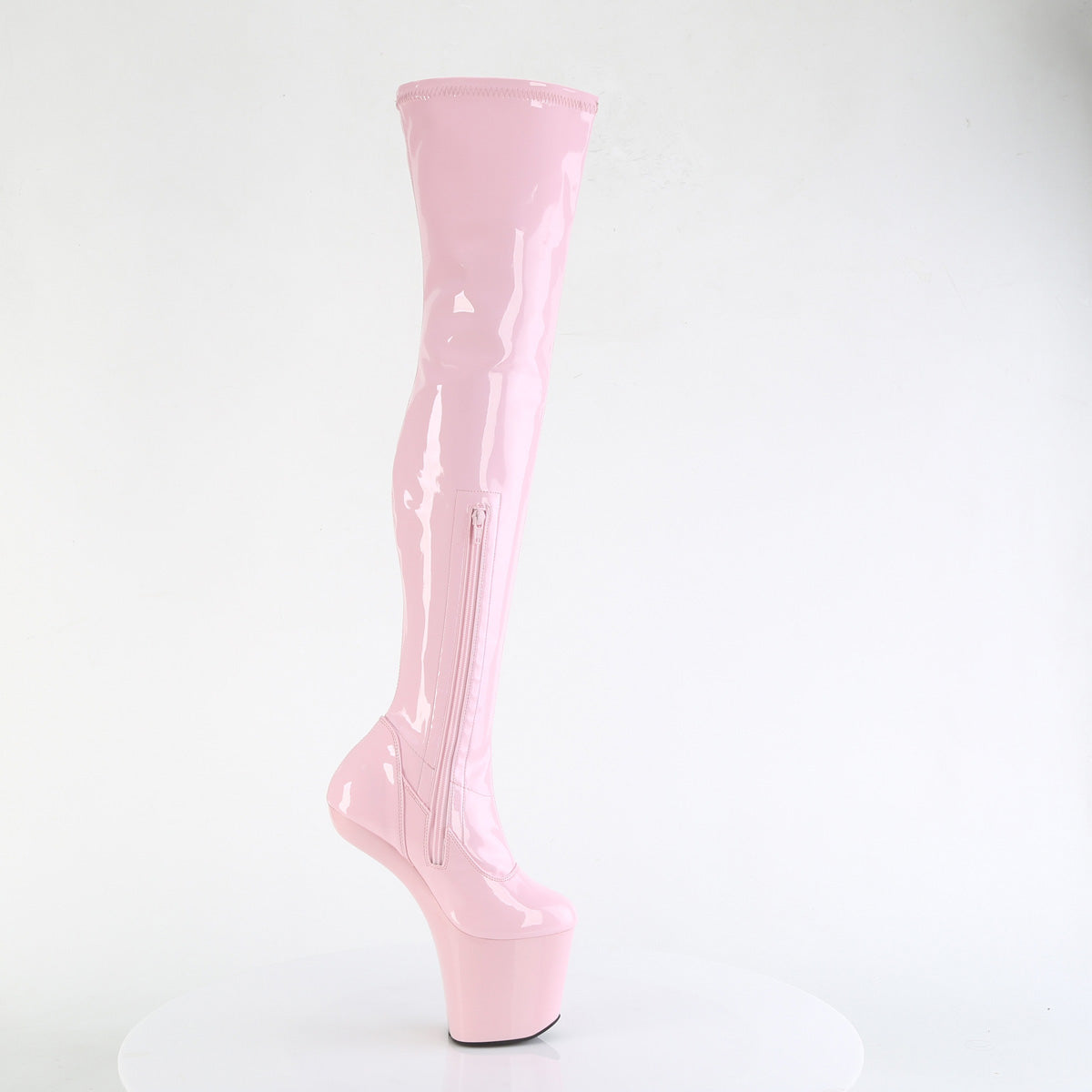Pleaser  Boots CRAZE-3000 B. Pink Str. Pat/B. Pink