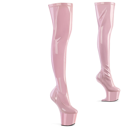 Pleaser  Boots CRAZE-3000 B. Pink Str. Pat/B. Pink