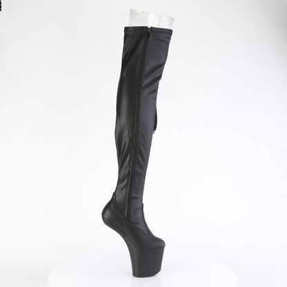 Pleaser  Boots CRAZE-3050 Blk Str. Faux Leather/Blk Matte