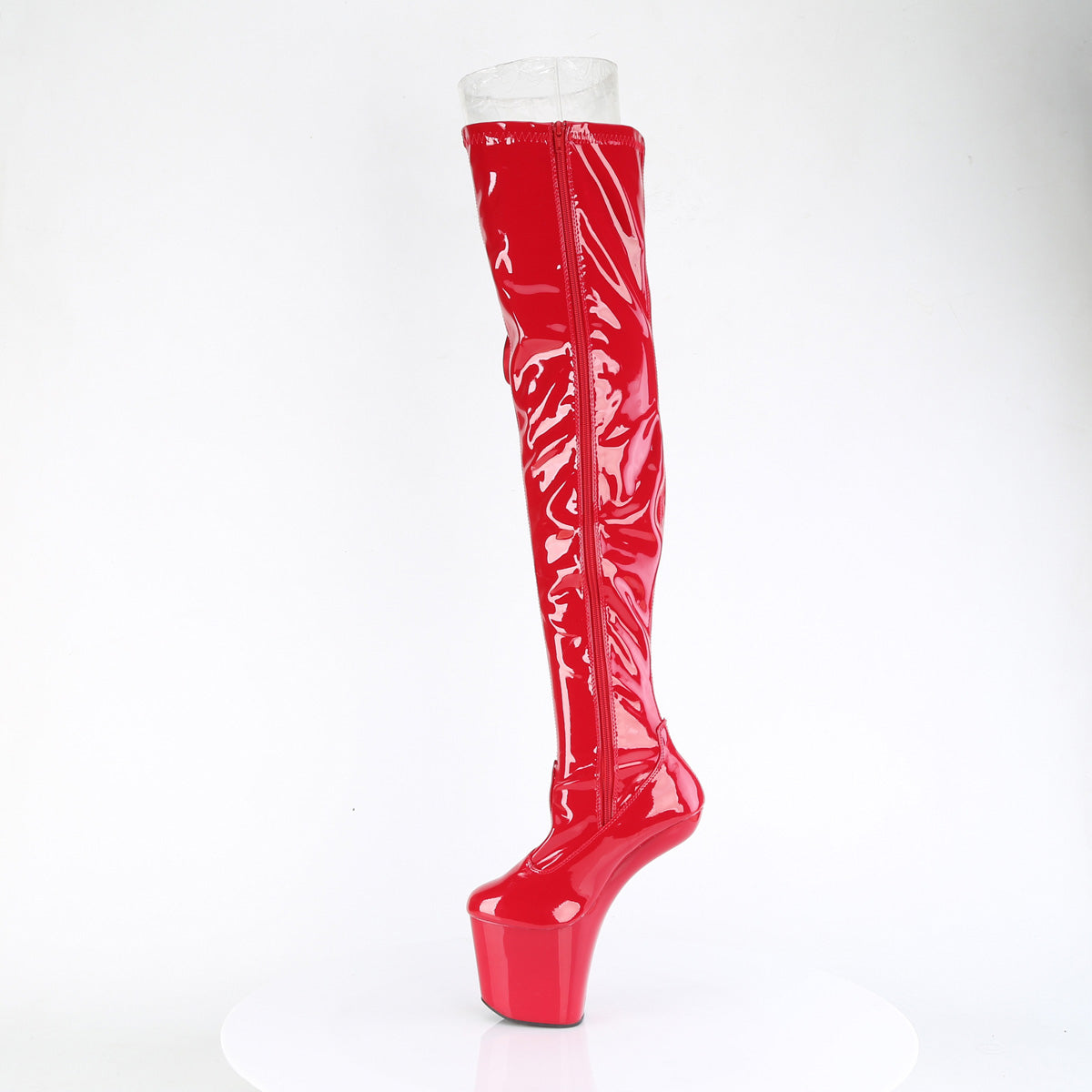 Pleaser  Boots CRAZE-3050 Red Str. Pat/Red