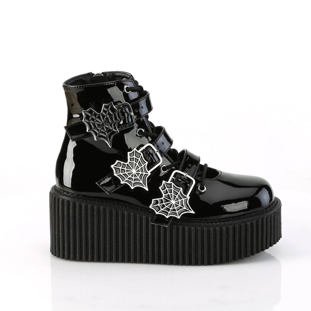 DemoniaCult  Low Shoe CREEPER-260 Blk Pat